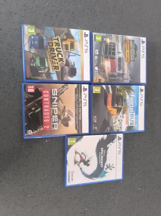 Juegos de PS cinco a 25 euros cada uno