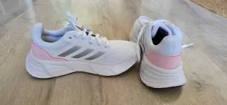 Zapatillas Adidas Galaxy 6 W Blancas Rosas
