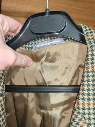Chaqueta El corte Inglés Emilio Tucci Scotland