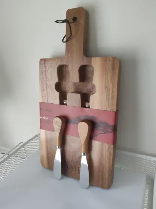 Tabla de paté El Corte Inglés con utensilios