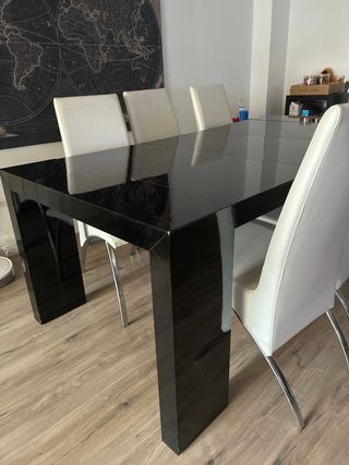 Mesa Comedor Extensible 150/200 + 6 Sillas
