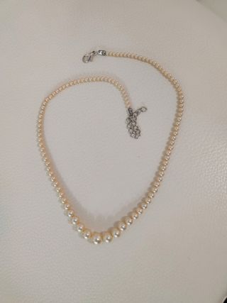 Gargantilla de perlas imitación