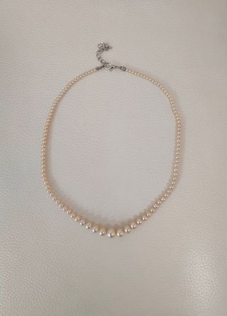 Gargantilla de perlas imitación