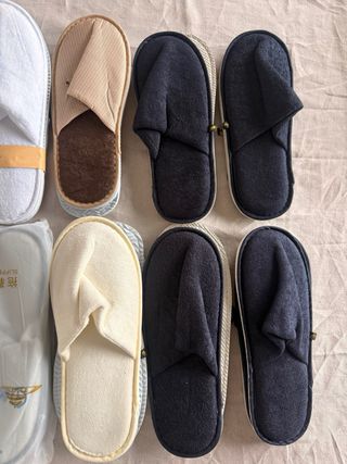 14 Zapatillas de Hotel