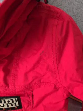 Giacchetta Napapijri rossa e grigia per bambini