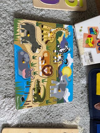 Puzzles de madera educativos