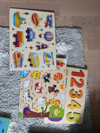 Puzzles de madera educativos
