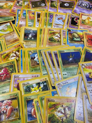 450 cartas pokémon 1995-2000 inglés (WOTC)