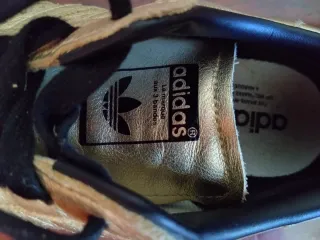 Adidas Mi Superstar Dourado Preto