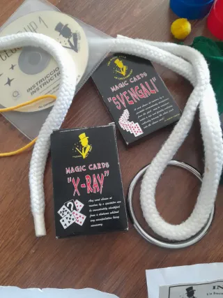 Lote de magia con accesorios