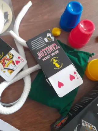 Lote de magia con accesorios