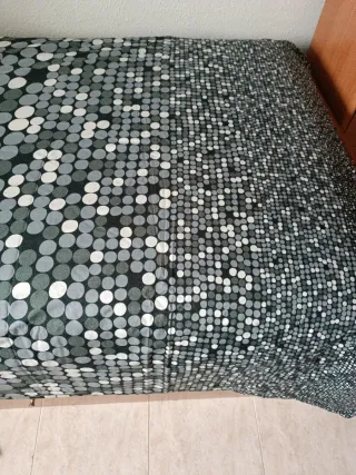 Funda nórdica gris y blanca