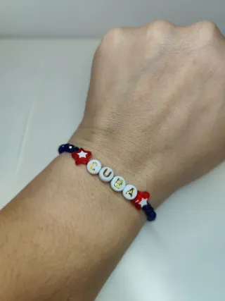 Pulsera CUBA con estrellas