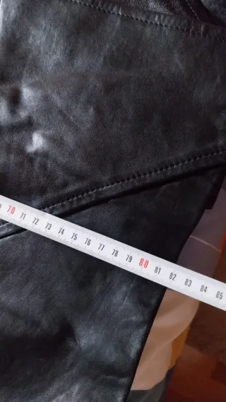 Chaqueta de piel vintage auténtica