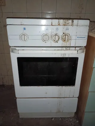 Cocina de gas KNEISSEL blanca