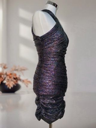 Vestido fiesta halter ZARA XS nuevo con etiqueta