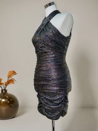 Vestido fiesta halter ZARA XS nuevo con etiqueta