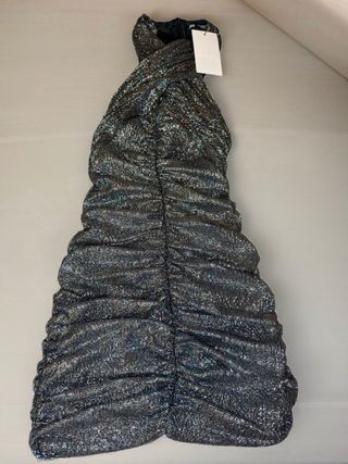 Vestido fiesta halter ZARA XS nuevo con etiqueta