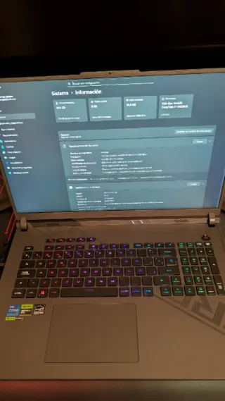 Portátil ASUS ROG Strix