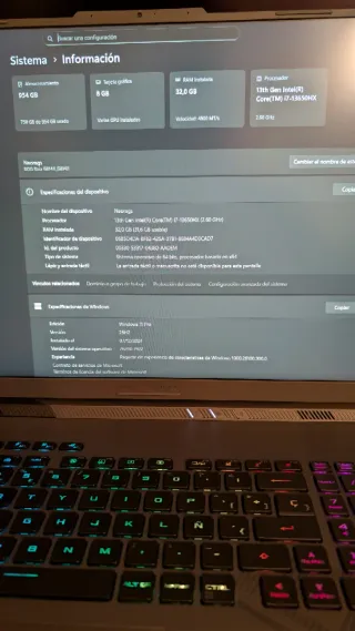 Portátil ASUS ROG Strix