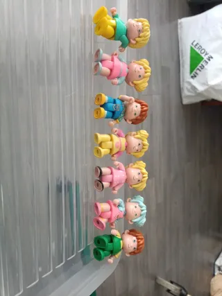 7 Muñecos Pin y Pon Famosa 1999