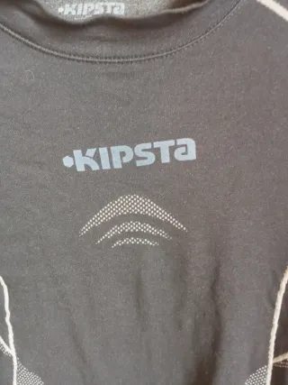 Camiseta térmica Kipsta negra