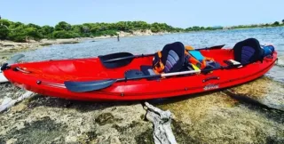 Kayak Doble Autovaciable Pesca