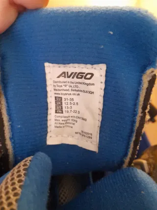 Patines en línea ajustables para niñ@s y bolsa.