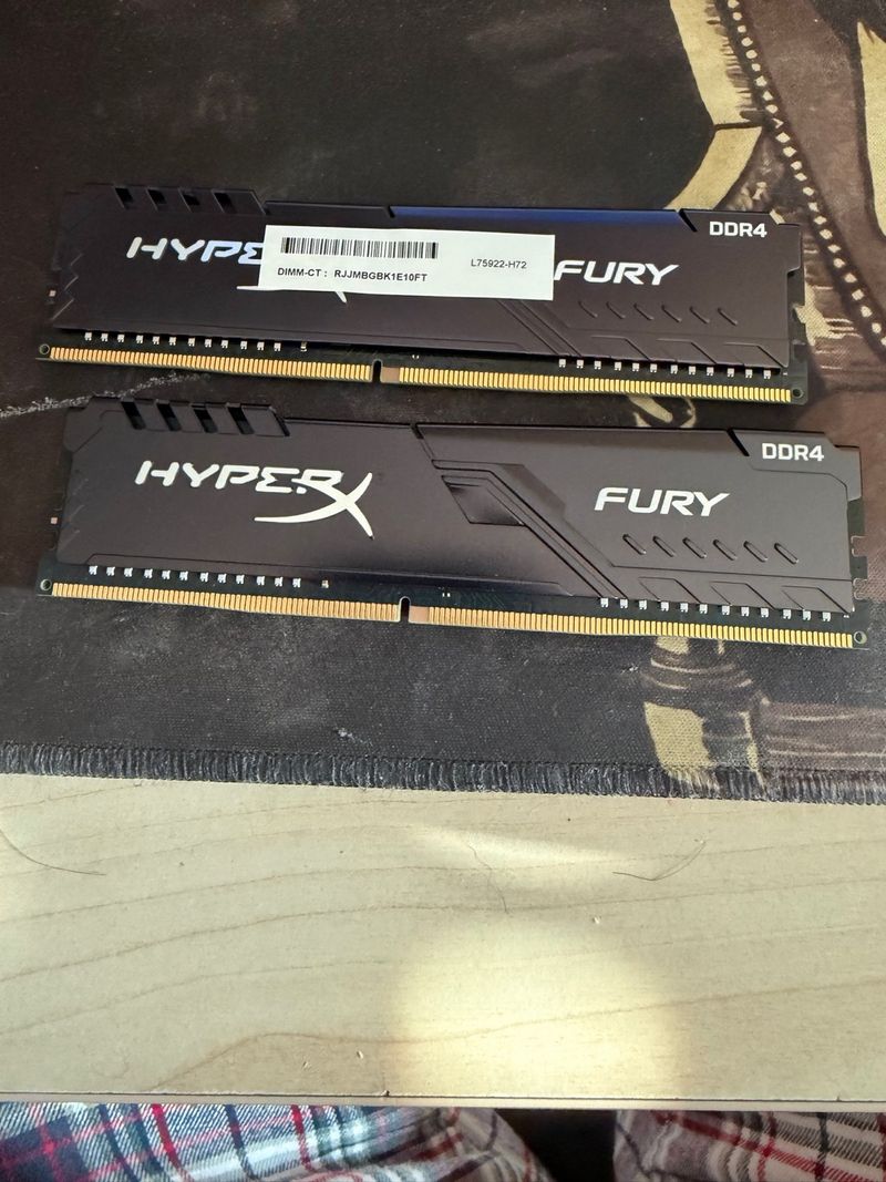 Kingston HyperX Fury DDR4 16GB (2x8GB) 3200MHz