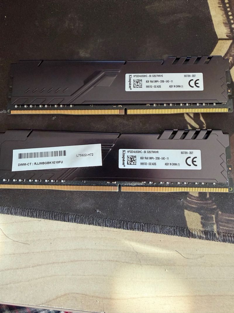 Kingston HyperX Fury DDR4 16GB (2x8GB) 3200MHz afbeelding 2