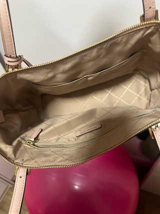 Bolso Michael Kors Rosa y Dorado