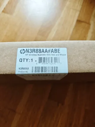 Combo Teclado y Ratón HP Inalámbricos Negro