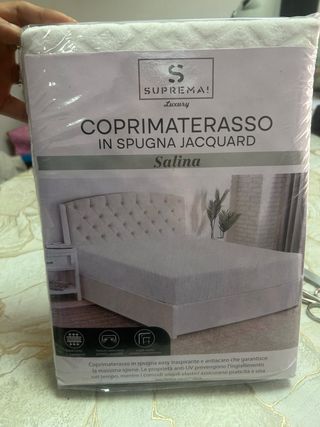 Coprimaterasso Suprema Salina Spugna Jacquard