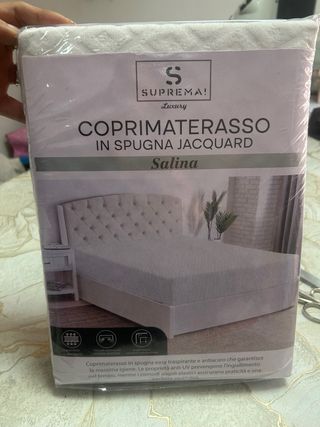 Coprimaterasso Suprema Salina Spugna Jacquard