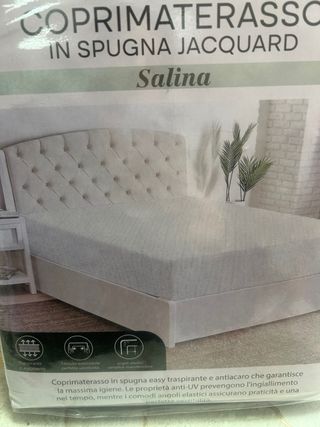 Coprimaterasso Suprema Salina Spugna Jacquard