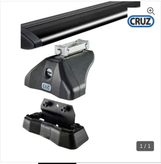 Baca Cruz 120cm con cierres seguridad