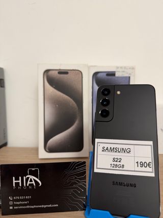 Samsung S22 128GB Negro