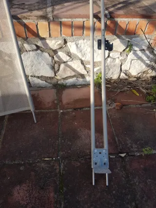 Vallas Piscina 26m x 1.21m Beige/Gris