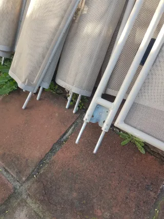 Vallas Piscina 26m x 1.21m Beige/Gris