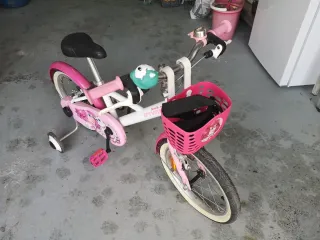 Bicicleta infantil Btwin rosa