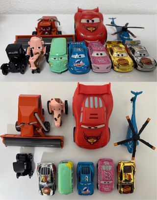 COLECCIÓN DISNEY CARS 10 COCHES DE METAL AESTRENAR