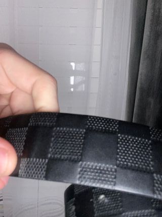 Cinturón LV Negro Hombre