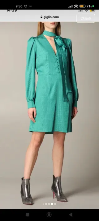 Abito verde Twinset elegante