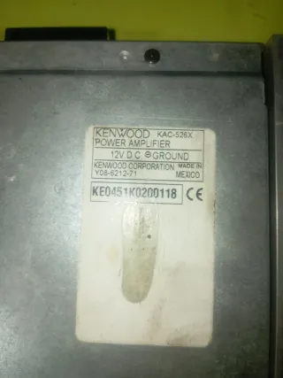 Amplificador Kenwood 2 Canales