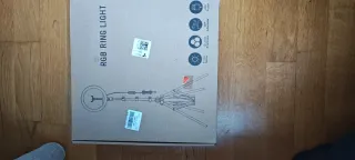 Aro de luz con trípode y mando