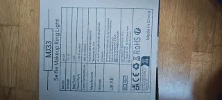 Aro de luz con trípode y mando