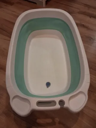 Bañera bebé plegable + adaptador recién nacido