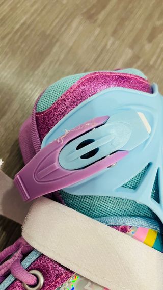 Patines Ajustables Niña Morado/Azul