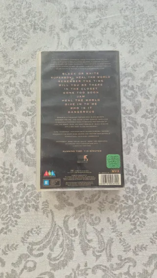 Michael Jackson Dangerous VHS