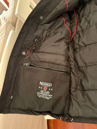 Parka Geographical Norway Hombre Talla L Negra